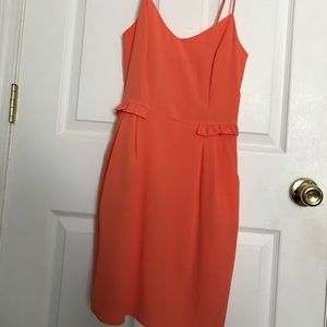 Lush Orange Dress w/ pockets